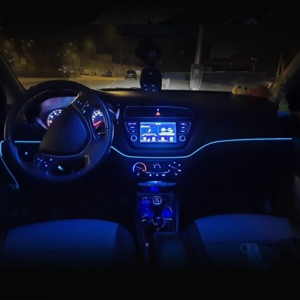 Ambient Lamp RGB Car LED Neon Cold Light Auto Interior Atmosphere Light Refit Decoration Strips Shine Usb/Cigar Lighter/Driver - Image 11