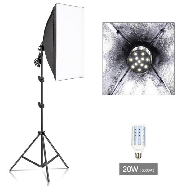 Photography Softbox Lighting Kits 50x70CM Professional Continuous Light System Soft Box For Photo Studio Equipment - Image 11