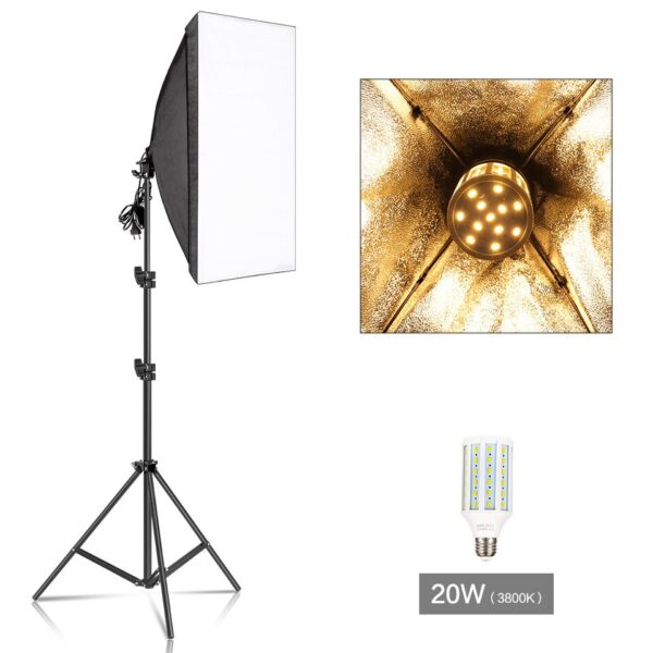 Photography Softbox Lighting Kits 50x70CM Professional Continuous Light System Soft Box For Photo Studio Equipment - Image 13