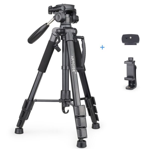 Tripod for Camera Phone Holder Mobile Flexible Professional Stand Tripod Panorama Ballhead Gopro Cellphone 160cm/62.99 inch Max - Image 7