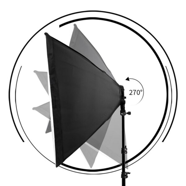 Photography Softbox Lighting Kits 50x70CM Professional Continuous Light System Soft Box For Photo Studio Equipment - Image 10