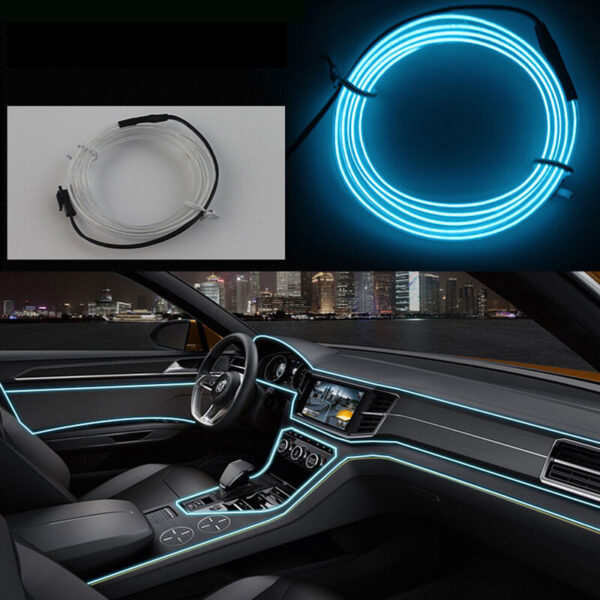 Ambient Lamp RGB Car LED Neon Cold Light Auto Interior Atmosphere Light Refit Decoration Strips Shine Usb/Cigar Lighter/Driver - Image 9