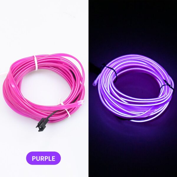 Ambient Lamp RGB Car LED Neon Cold Light Auto Interior Atmosphere Light Refit Decoration Strips Shine Usb/Cigar Lighter/Driver - Image 16