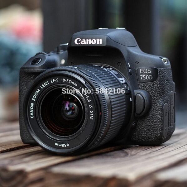 Canon EOS 750D DSLR camera  Canon  EF-S 18-55mm f/3.5-5.6 IS STM Lens - Image 5