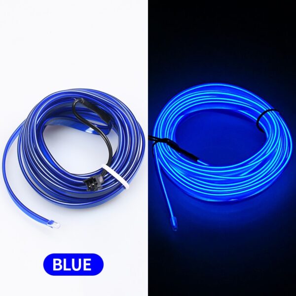 Ambient Lamp RGB Car LED Neon Cold Light Auto Interior Atmosphere Light Refit Decoration Strips Shine Usb/Cigar Lighter/Driver - Image 12