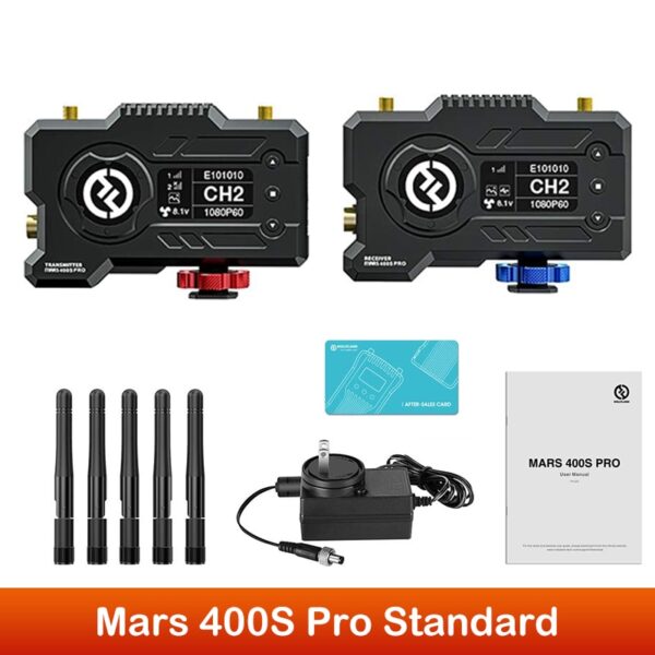 Hollyland Mars 400S Pro [Official] Wireless SDI HDMI Video Transmitter and Receiver 0.1s Latency 400ft Range for Videographer - Image 4