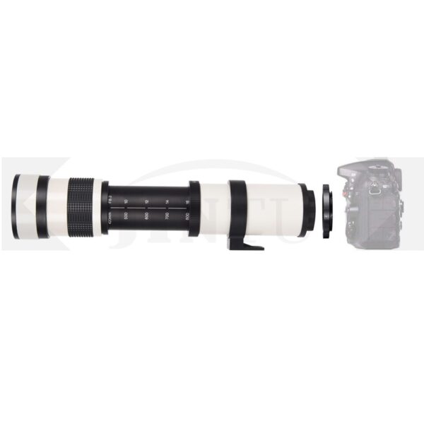 JINTU 420-800mm Manual Telephoto Zoom Lens F/8.3 for Nikon  Cameras D7500 D7200 D7100 D750  D5600 D5500 D5300 D5200 D3100 D3200 - Image 3